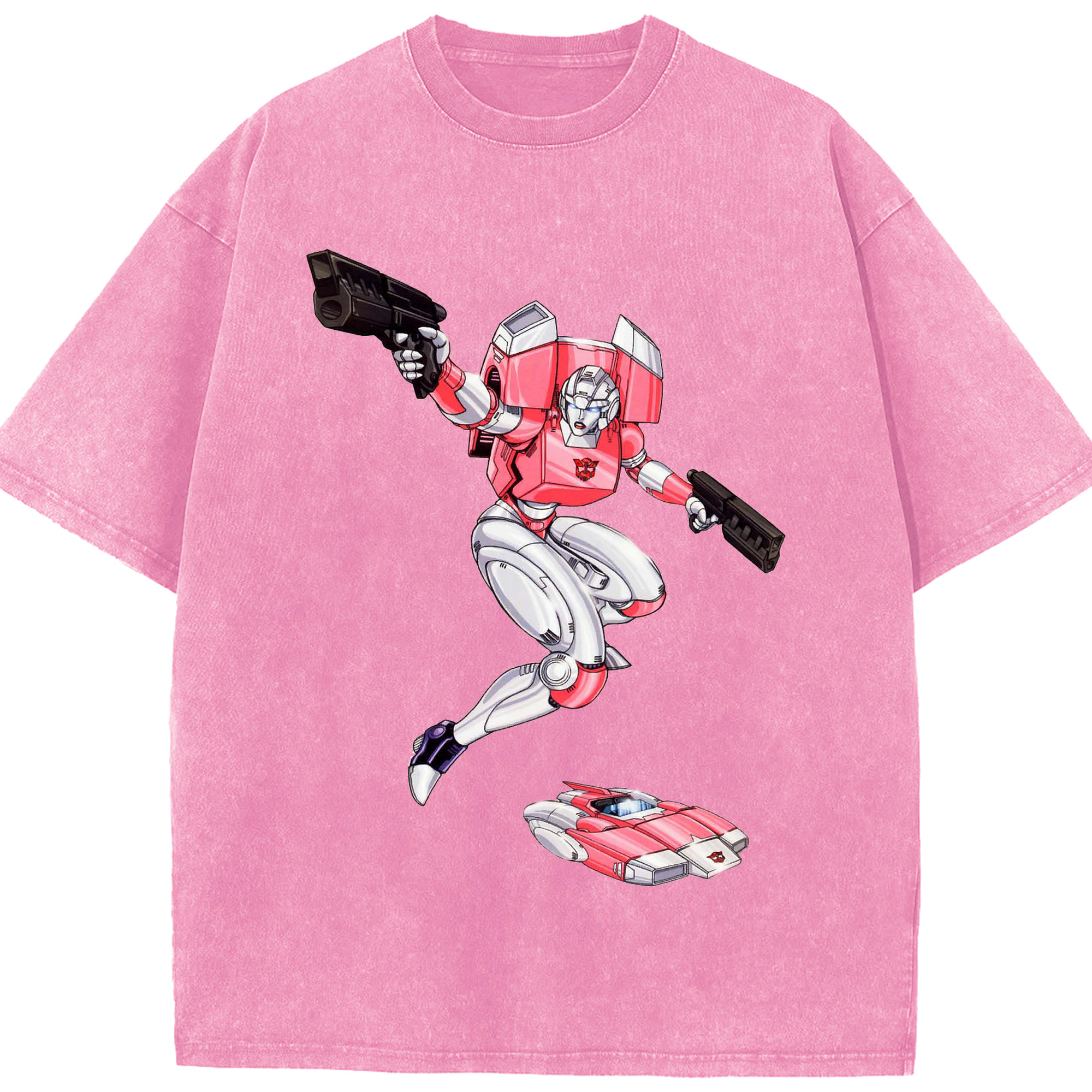 （画像用）  綿100% ヴィンテージ風 半袖Tシャツ（フロントプリント）